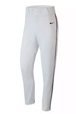 Nike Vapor Select Baseball Pants White Blue BQ5489-107 Mens Size XL