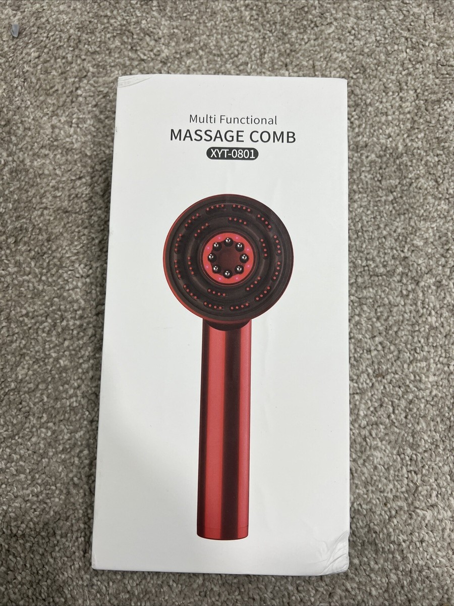 SCALP　MASSAGE　CОMB New, Red Multifunctional Therapy Scalp Massage Comb #XYT-0801 | eBay
