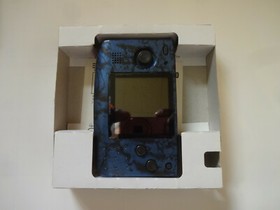 SNK Game Console "Neo Geo Pocket Maple Blue" 1998 w/Box Manual Hagaki Japan #157