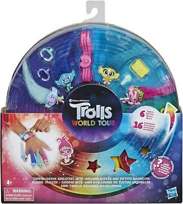 Trolls 6 Collector Figures, Necklace, 2 Bracelets, and More