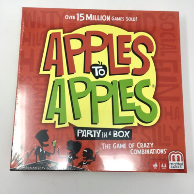 Mattel Apples to Apples Party in a Box Game NEW