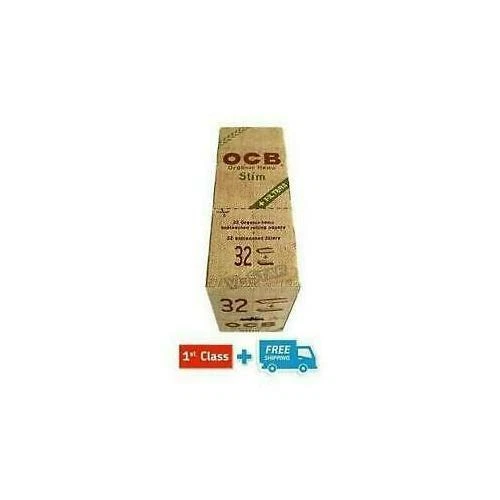 OCB ORGANIC HEMP ROLLING KING SIZE SLIM PAPERS + FILTERS 5/10/20/25/32 BOOKLETS  - Image 4 of 4