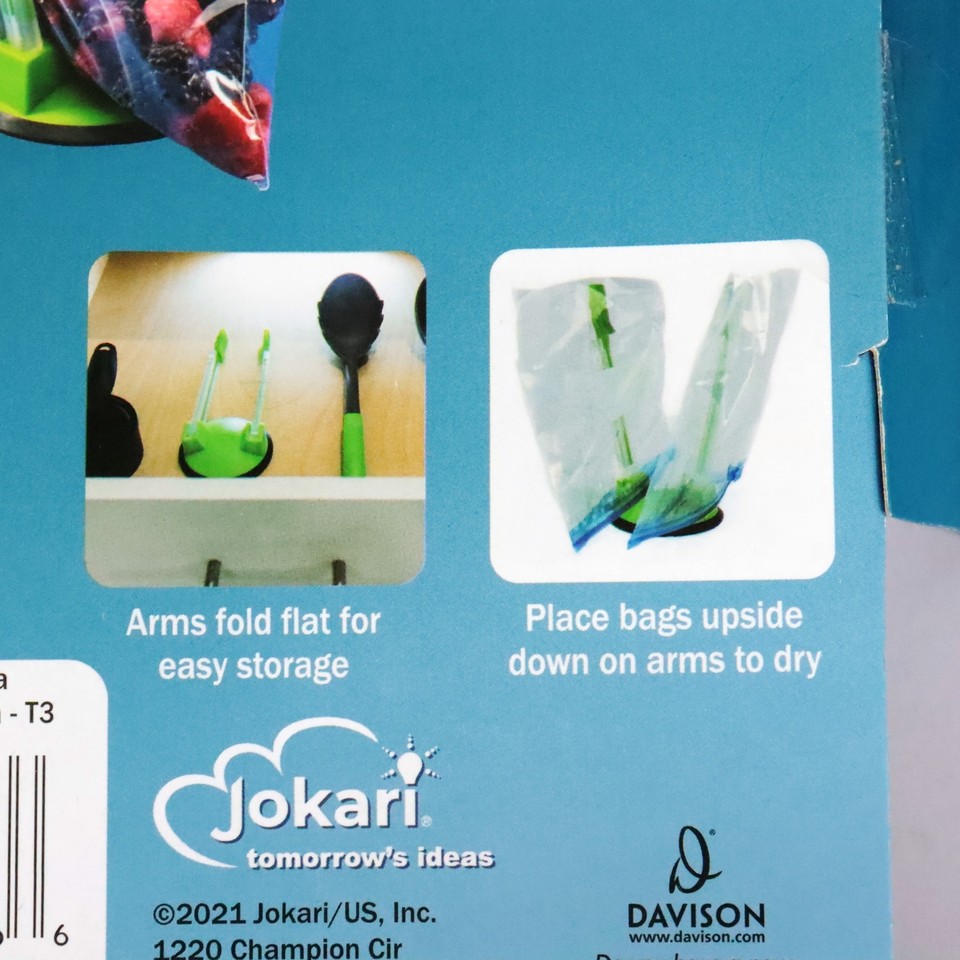 New Jokari Baggy Opener HandsFree Zip Storage Bag Holder Clip eBay