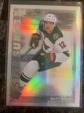 Matt Boldy  2023-24 upper Deck Series 1 Star Surge SS-20