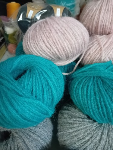 filati lana stock gomitoli mohair 45% vari colori gr. 50 - Foto 8 di 13