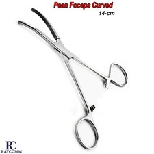 Surgical Hemostat Artery Pean Locking Forceps Curved Veterinary Instruments CE
