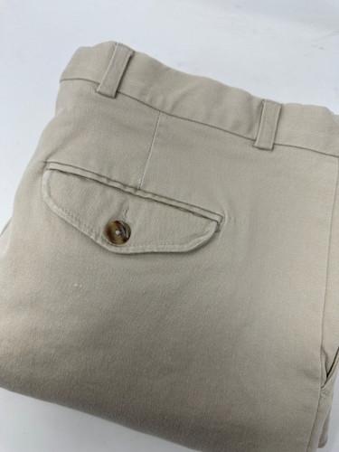Orvis, Orvis Vintage Mens Pants Chino Pleated Straight Leg Mid Rise Sz 38 Beige M5