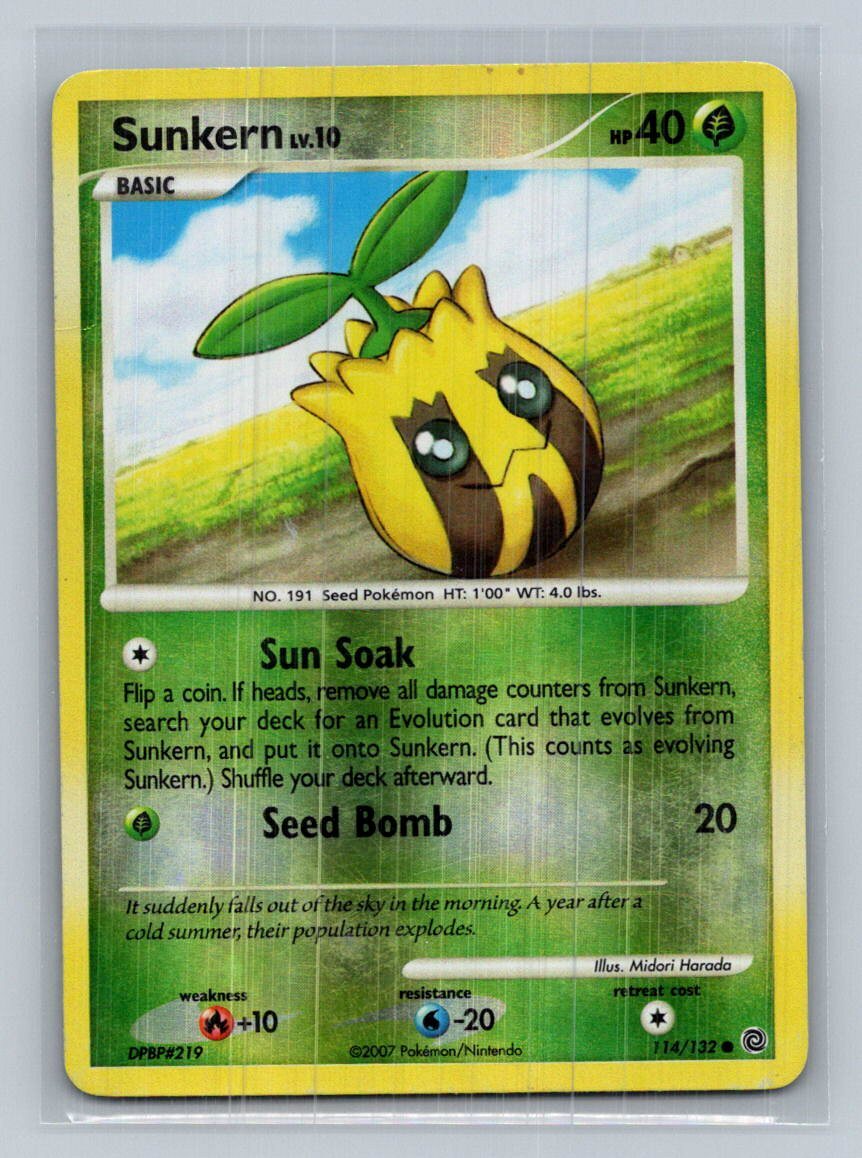Sunkern Secret Wonders 114/132 Near Mint NM Reverse Holo