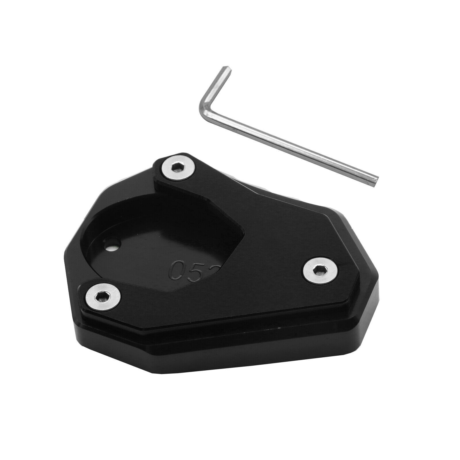 MotHeart Seitenständer-Vergrößerung Für Ninja 125 2019-2024 - Schwarz