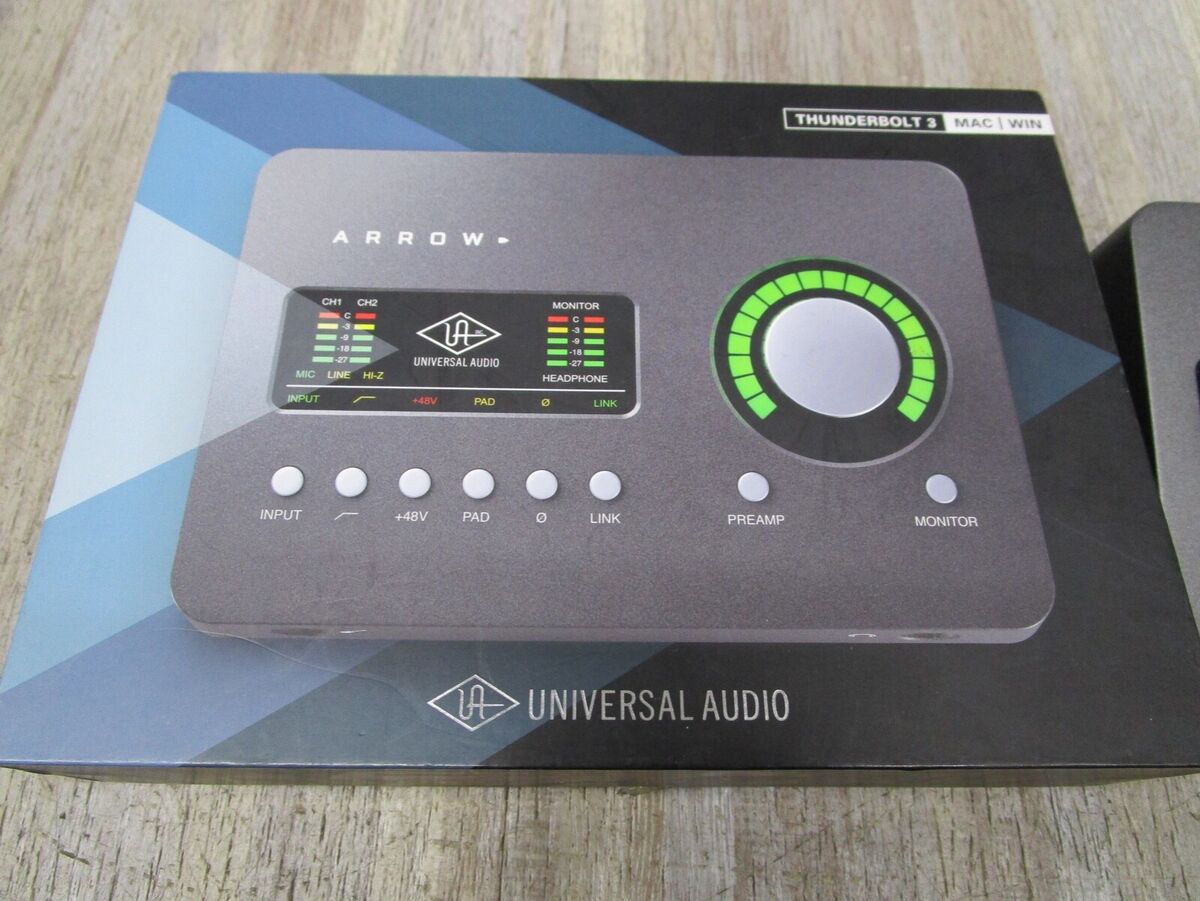 Universal Audio Arrow Thunderbolt 3 with Included Cable IN Universal Audio Arrow Thunderbolt 3 with Included Cable IN