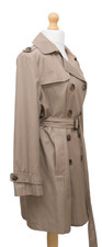 Double Breasted Trench Coat Mac Size L Gallery