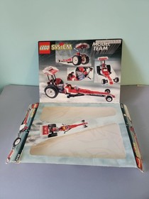 Awesome Vintage 1999 LEGO Team Model 5533 Red Fury Octan Drag Racer - Box & Book