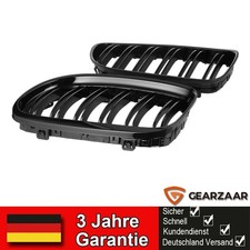 Nieren Grill für BMW 3er E90 E91 LCI 2008-2012 Schwarz Glanz Schwarz Satz Paar