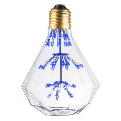 Ecolicht 20130610001 Diamant Dekolampe Blau E27 - Ø95x136mm