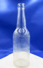 PA6 - 1910's D & G Yuengling Pottsville Pa 9 1/4" Clear Crown Top beer bottle
