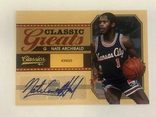 2010-11 Panini Classics Nate Archibald Classic Greats Auto #3 /49 SHIPS FREE!