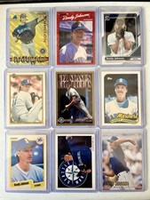 (9) Randy Johnson Baseball Cards ⚾️