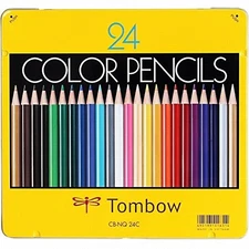 Tombow Pencil colored pencils NQ 24 colors CB-NQ24C from JAPAN [64o]