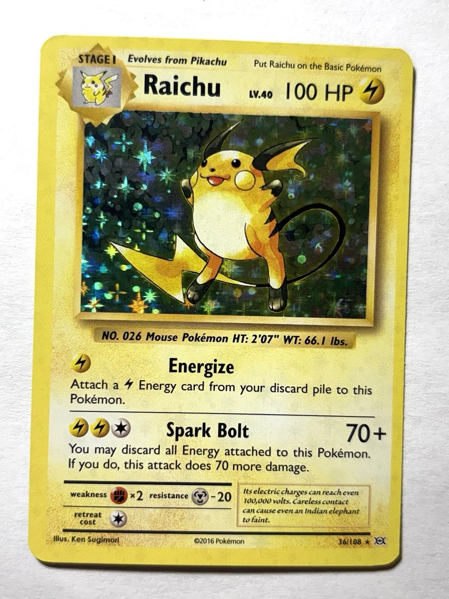 Raichu Pokmon TCG Holo Rare Individual Collectible Card Game Cards for  sale - eBay