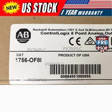 New Sealed Allen-Bradley 1756-OF8I ControlLogix 8Point Analog Output US Free Tax