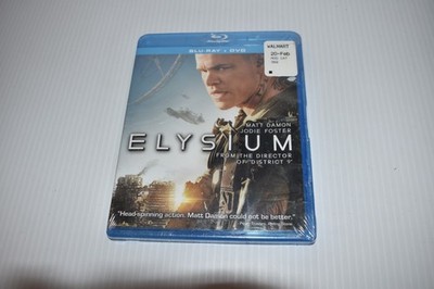 ELYSIUM BLU-RAY DVD - NEW / SEALED (BFR44)