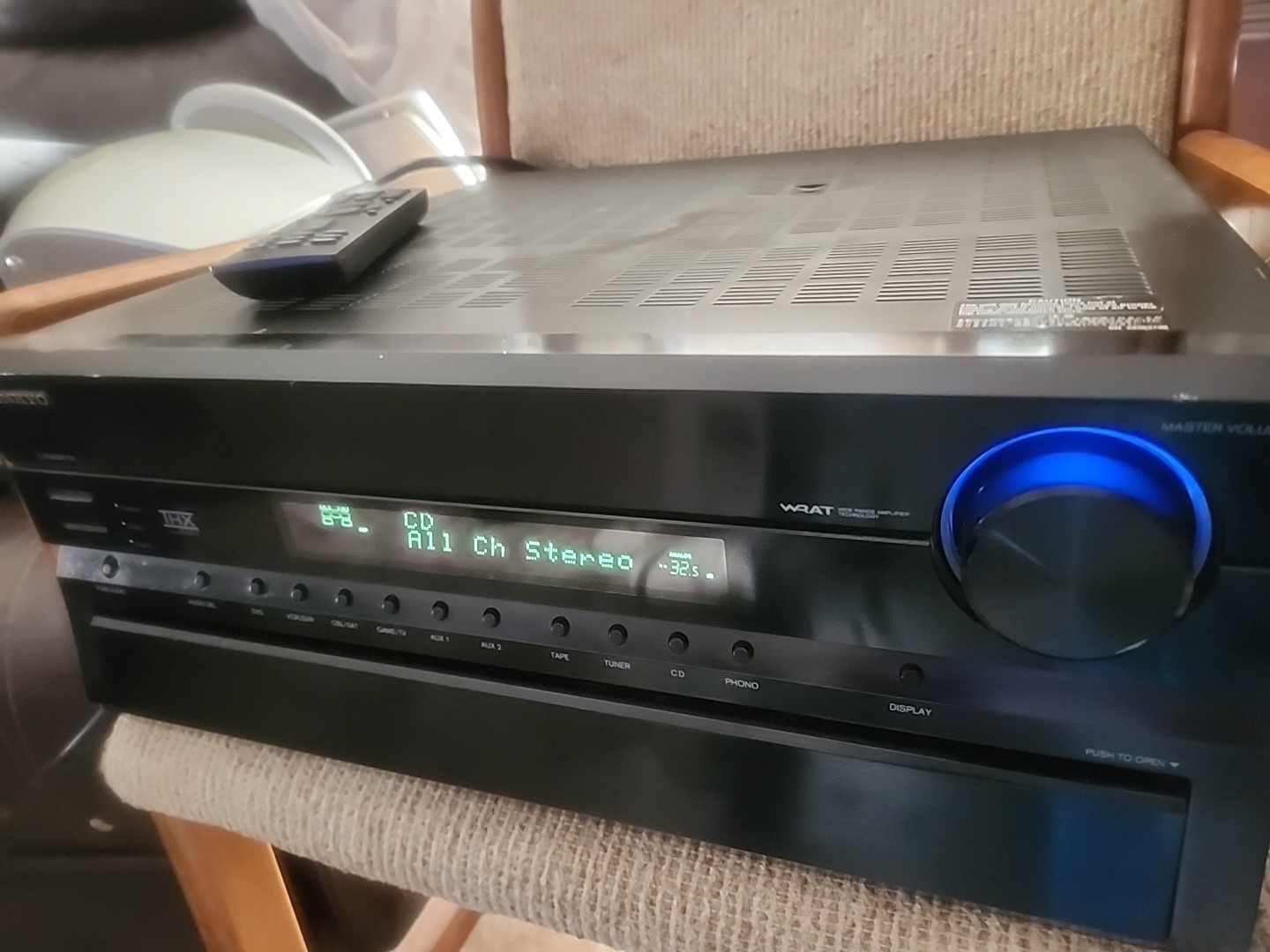 ONKYO TX-SR805 AV RECEIVER 7.1 bundled  REMOTE 130 W PER/CH 