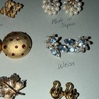 Vtg. Lot Of 10 Clip On/ Screw Back Earrings Trifari Coro Weiss Monet Sarah Cov. — photo 10