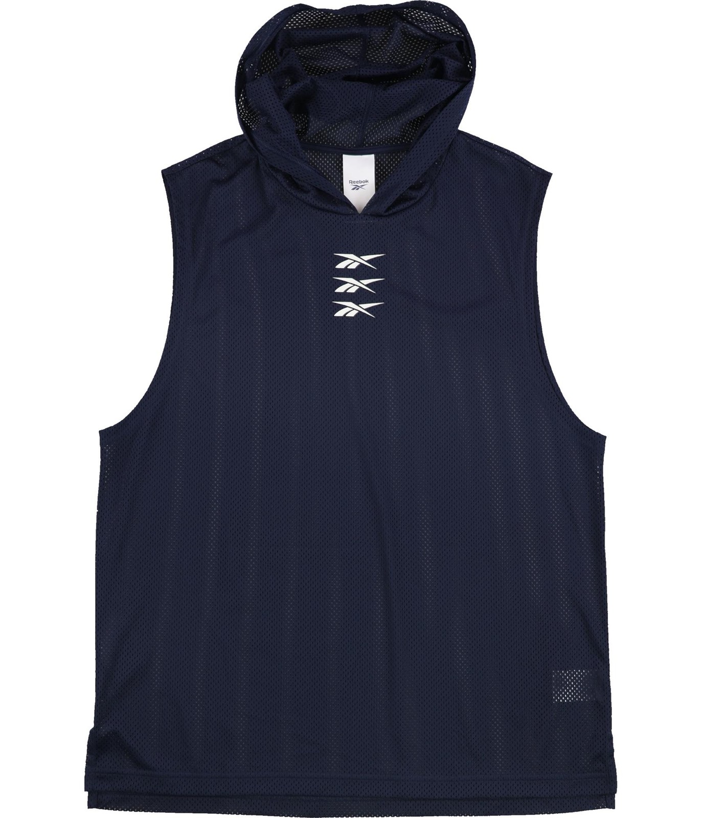 Футболка Reebok Mens Meet You There с капюшоном без рукавов и графическим принтом Синий Средний 4190₽