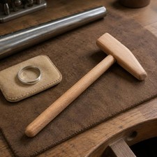 Wooden Shaping Hammer Block-Shaped-Shaped Head Workshop Tool for Metalworkers
