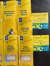 Lot 18 Cartes Routières Michelin + Disques 