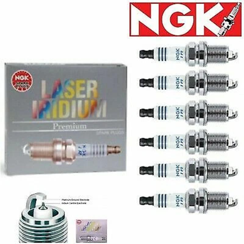 6 NGK 1208 ILZFR6D11 Laser Iridium Long-Life Spark Plugs BMW E70 E83 E90 E92 E60
