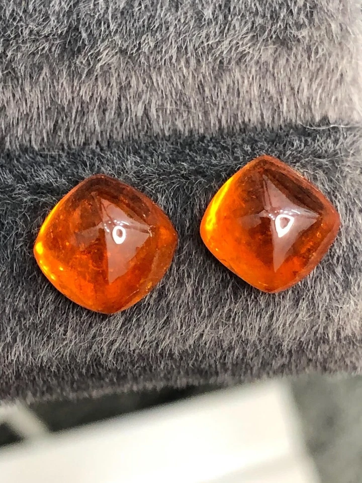 Cabochão de granada Spessartite natural 10,05 ct - Imagem 4 de 4