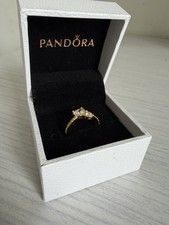 Pandora Double Heart Sparkling Ring Size 49