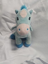 Rare Toys R US 2000 Animal Alley Blue  White Winged Horse Plush Fast Shipping