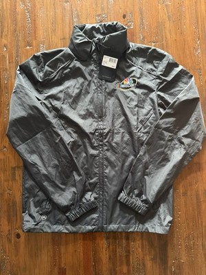NASCAR Stormtech Jacket Mens Small Black Full Zip Windbreaker NWT Logo Racing
