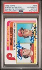 1982 Topps Pete Rose Steve Carlton Phillies ‘81 Leaders #636 PSA DNA Auth Auto 9