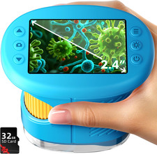 Odatay 4K 1000X Digital Microscope for Kids with 32G Card, Long Distance View...