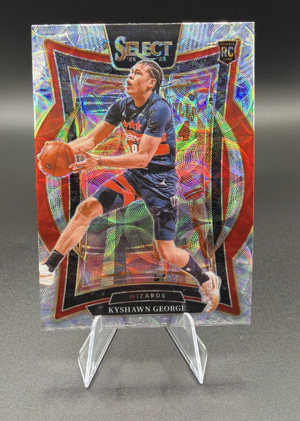 2024-25 Select Kyshawn George Concourse RC Silver Scope Prizm Rookie #85 Wizards