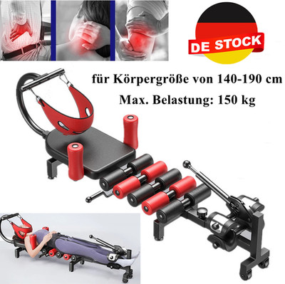 Traktion Bett Ganzkörper Nacken Zervikal Hals Lendenwirbel Beine Dehnung Massage