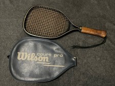 Wilson Court Pro Racquetball Racket 3 7/8  Navy Blue / Brown