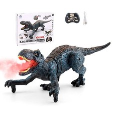T Rex Dinosaur Remote Control RC Toys For Kids Action Figure LED Light Up