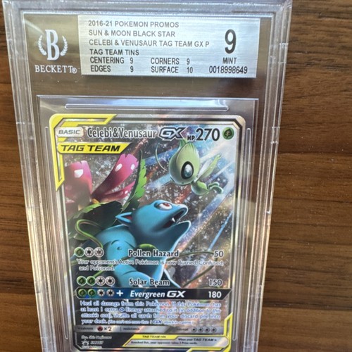 Celebi & Venusaur-GX graded BGS 9 for sale on eBay