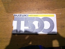 1974 1975 SUZUKI T500 TITAN OWNERS MANUAL BOOKET