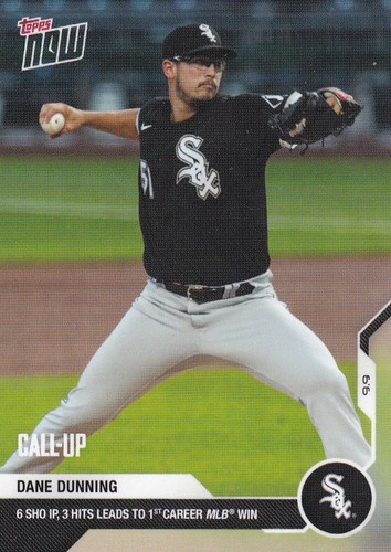 2020 Topps Now 237 Dane Dunning