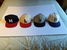 BASEBALL HATS VINTAGE OLD SCHOOL ASSORTED OLD NEW STOCK