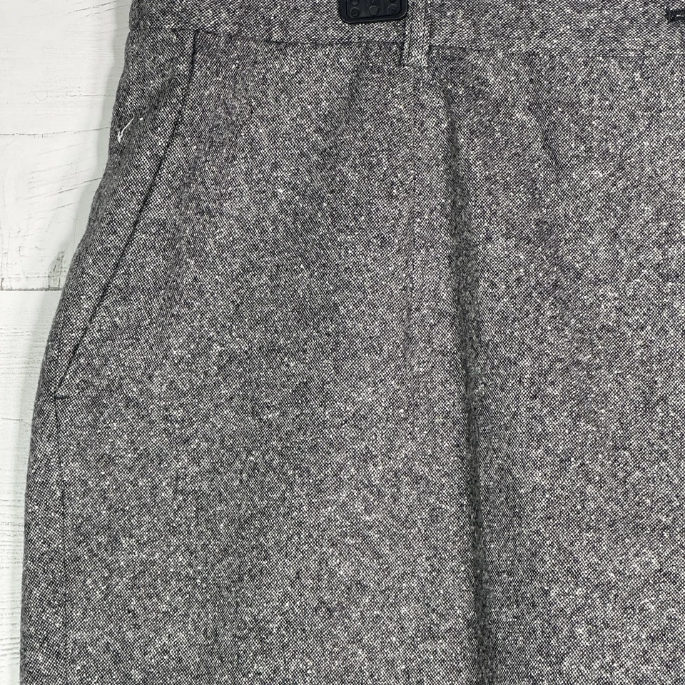 Pantalones de vestir vintage Pendleton forrados de lana y seda para mujer talla grande 20W negro blanco Foto 2 de 4