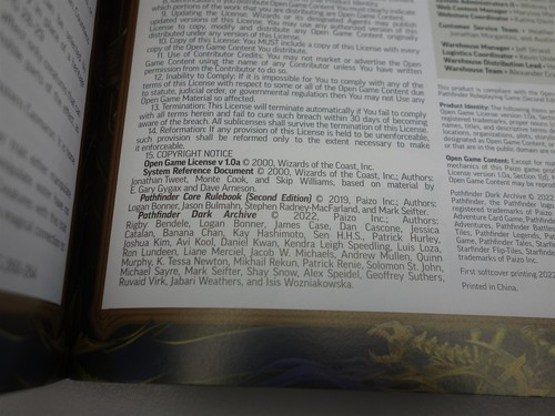 Pathfinder: Segunda Edición Archivo Oscuro Edición de Bolsillo (Paizo) - Imagen 7 de 7