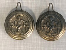 Pair Of Original Seth Thomas Boy on the Fence...