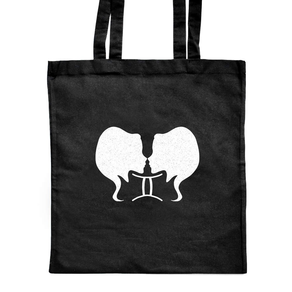 Bolso Shopper 'Gemini the Twins' Clásico Negro (ZB00019488)