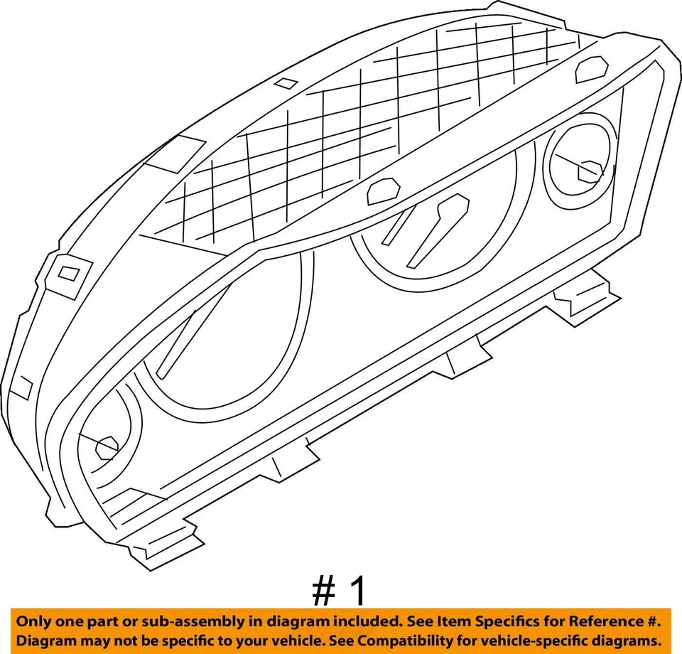 Velocímetro Cluster Sport MPH compatible con 17-20 BMW 430i 3057265 Foto 4 de 4